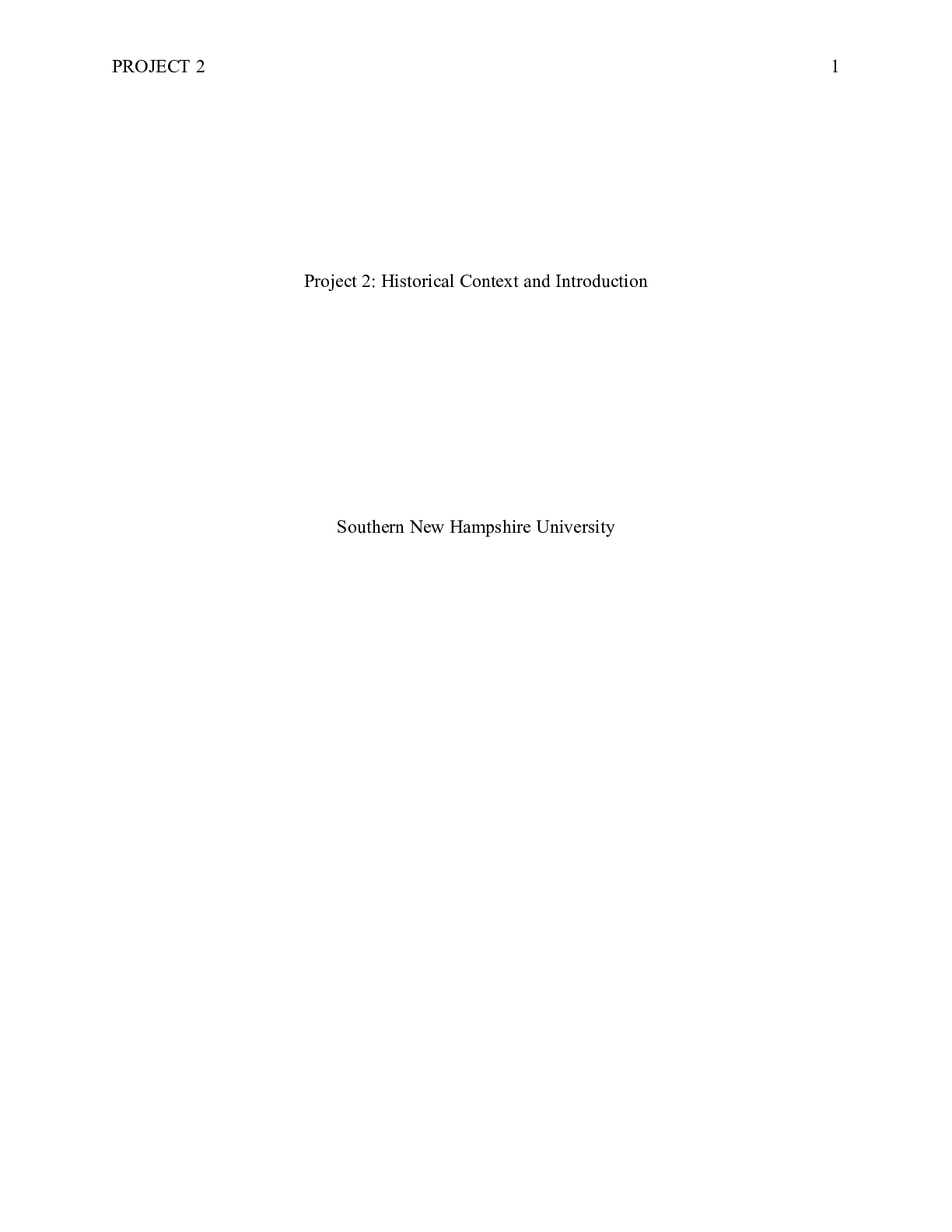 Preview image for Historical Context and Introduction|  Project 2: Historical Context and Introduction